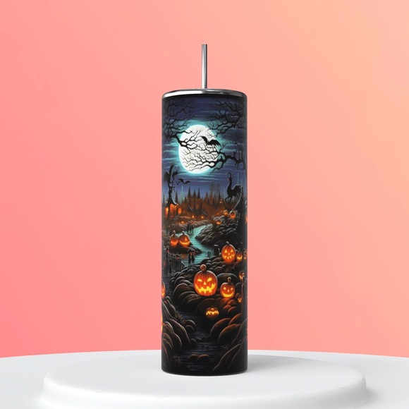 Halloween jack o lantern tumbler 20 oz - Picture 1 of 2